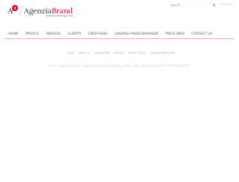 Tablet Screenshot of agenziabrand.it